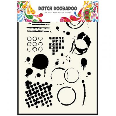 Dutch DooBaDoo Stencil - Geometric Tiles